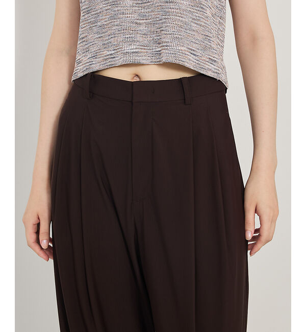 qualite「【接触冷感＆UV】クールトリコットタックパンツ」|その他|