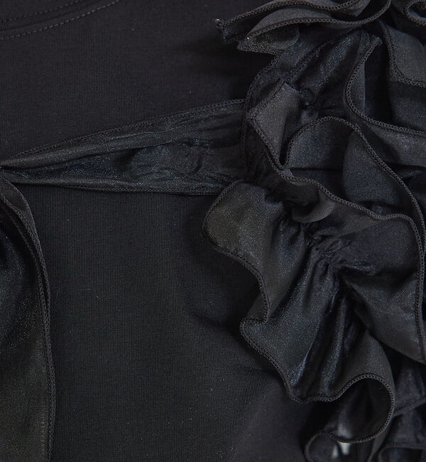 SELFIST「ボリュームフリル袖付Tシャツ」|Tシャツ・カットソー|