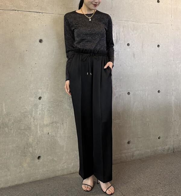 TIARA「《別注》【MARILYN MOON/マリリンムーン】シアーラメニット」|ニット・セーター|