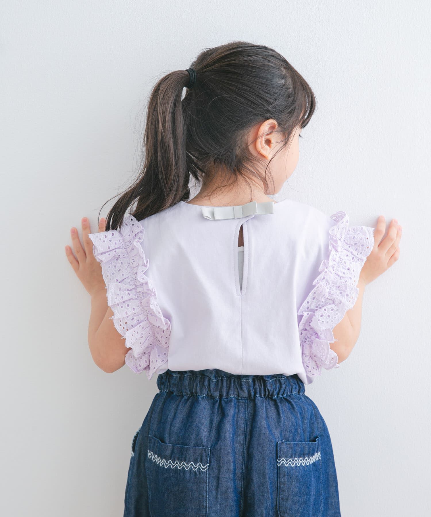 URBAN RESEARCH DOORS「袖レースフレンチスリーブカットソー(KIDS)」|その他|