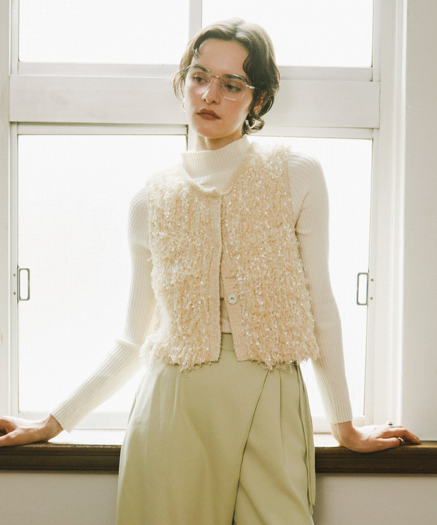 SENSE OF PLACE by URBAN RESEARCH「『一部WEB限定カラー』『毛玉防止』ストレッチリブハイネックセーター」|ニット・セーター|