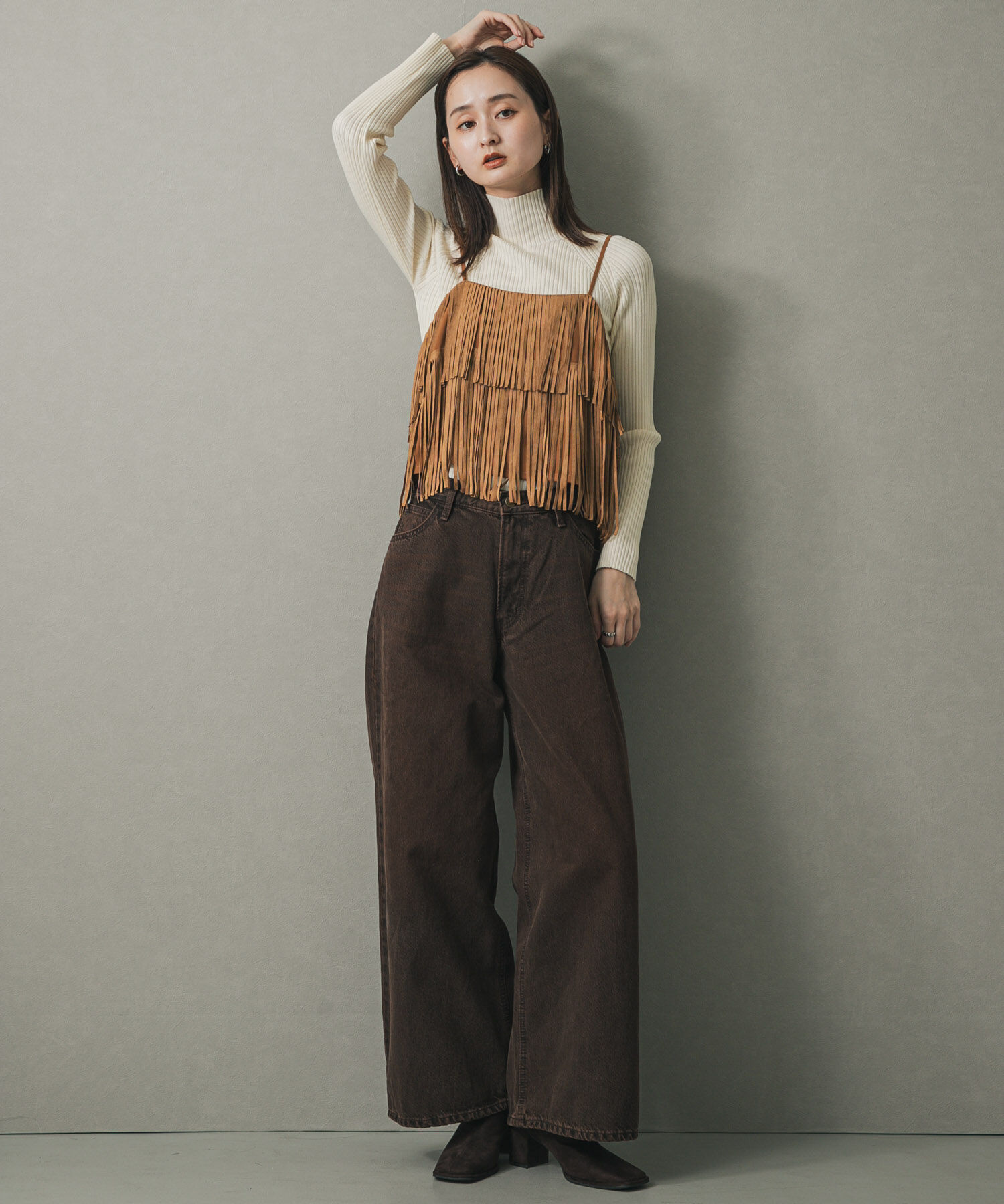 SENSE OF PLACE by URBAN RESEARCH「『一部WEB限定カラー』『毛玉防止』ストレッチリブハイネックセーター」|ニット・セーター|