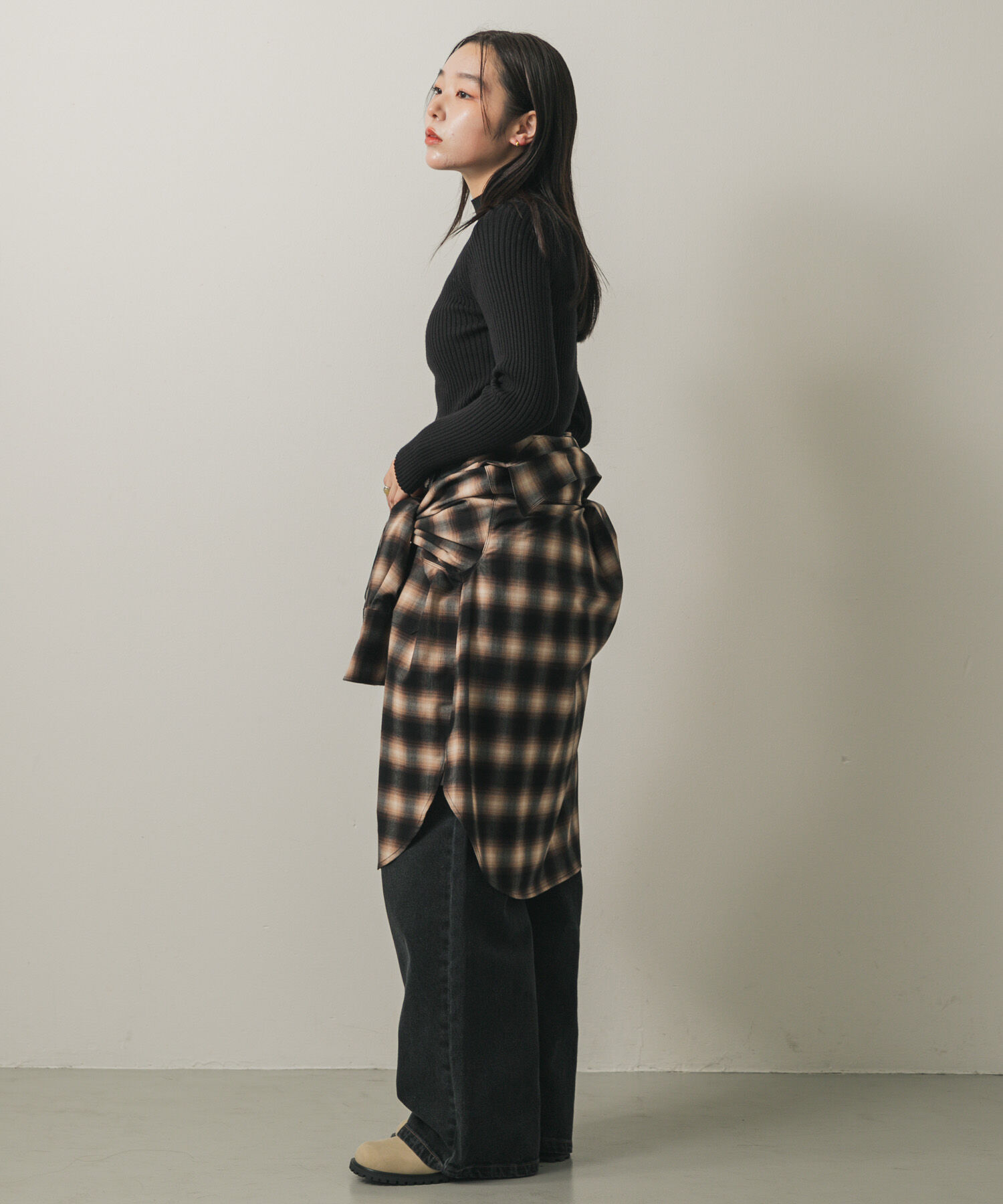 SENSE OF PLACE by URBAN RESEARCH「『一部WEB限定カラー』『毛玉防止』ストレッチリブハイネックセーター」|ニット・セーター|