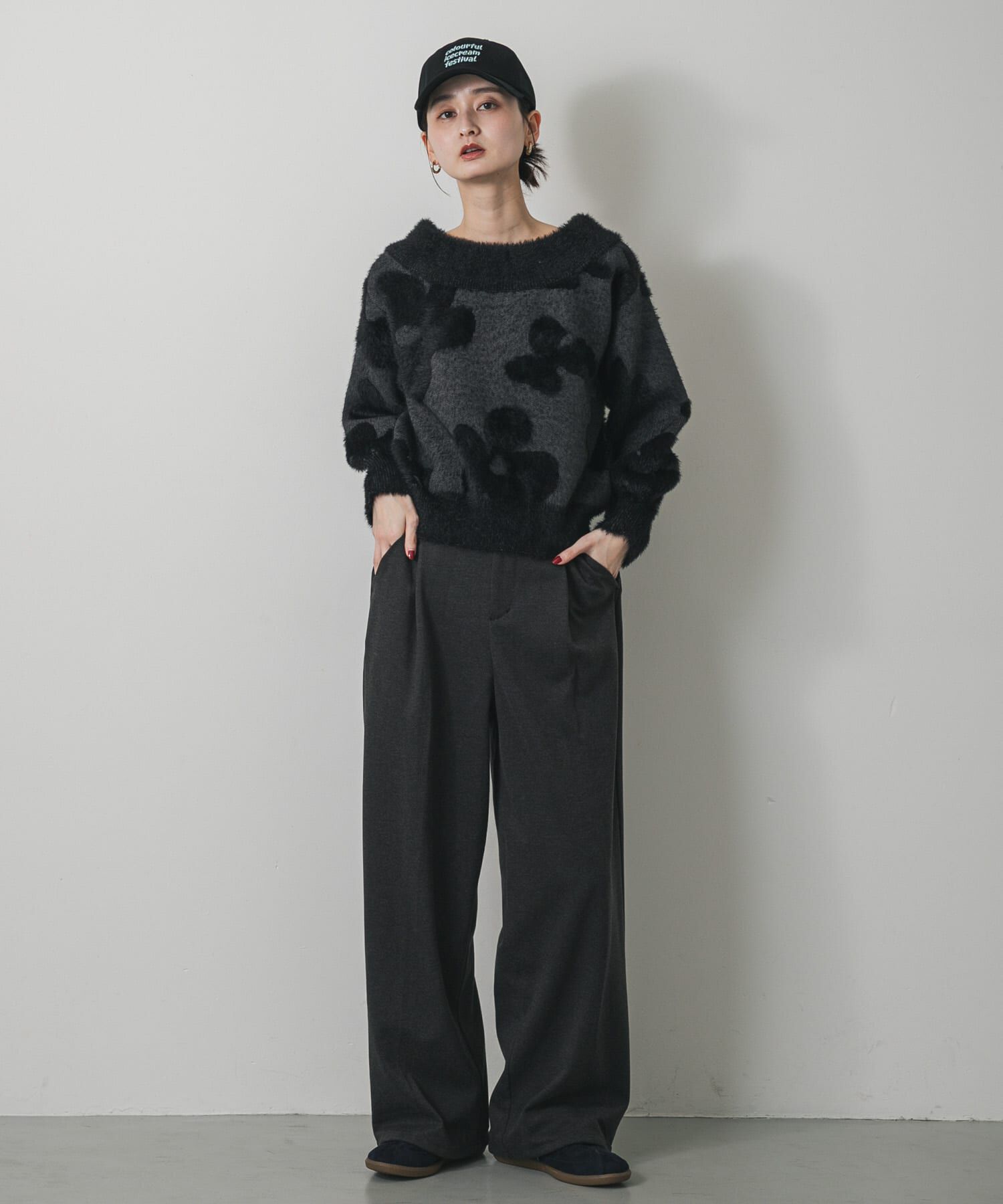 SENSE OF PLACE by URBAN RESEARCH「フラワージャガードニット」|ニット・セーター|