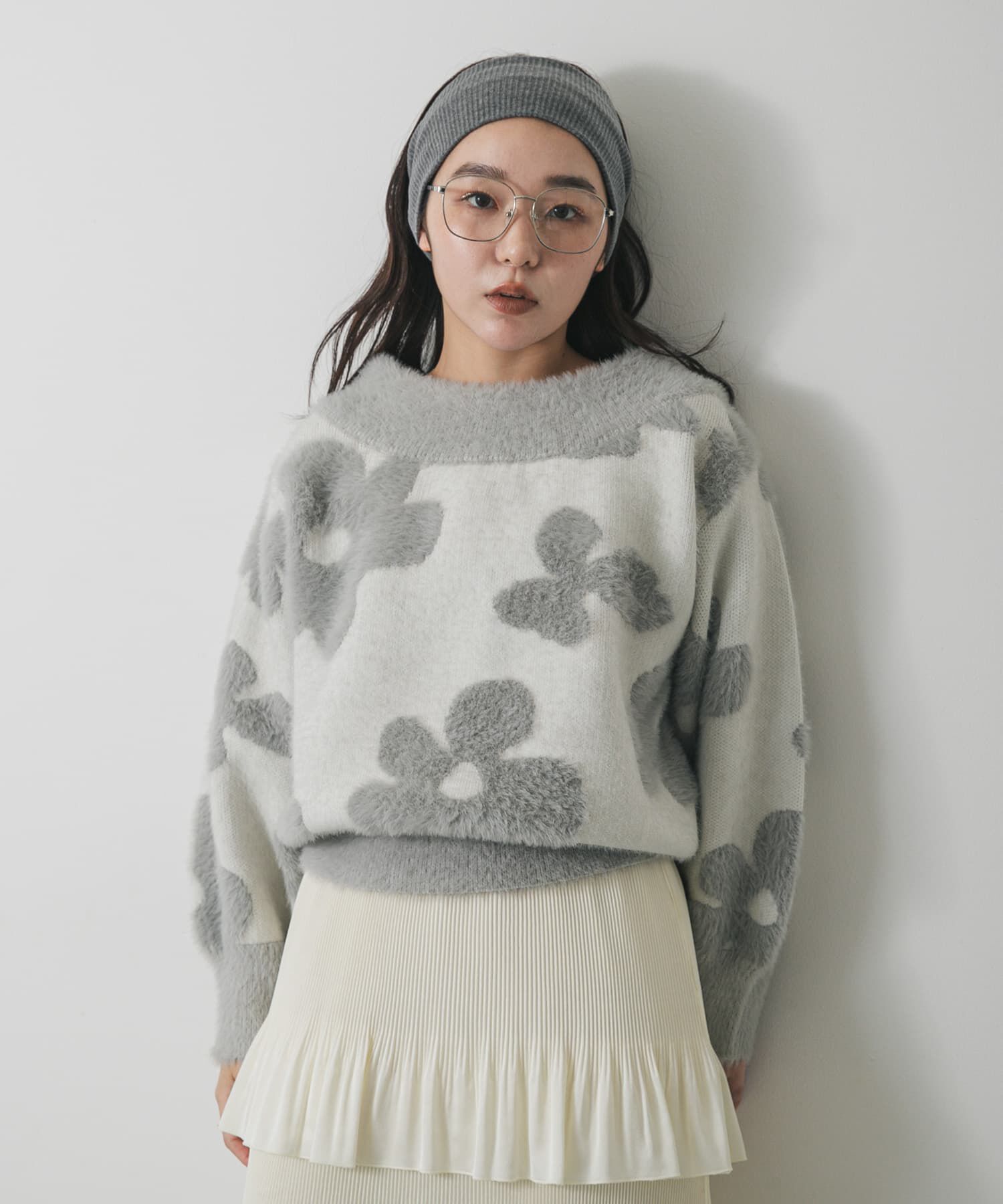 SENSE OF PLACE by URBAN RESEARCH「フラワージャガードニット」|ニット・セーター|