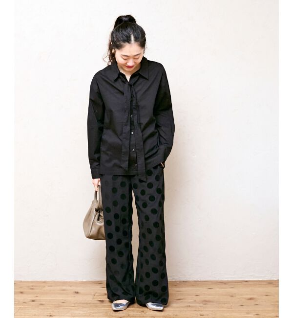  「《WEB限定アイテム》フロッキードットイージーパンツ」|その他|