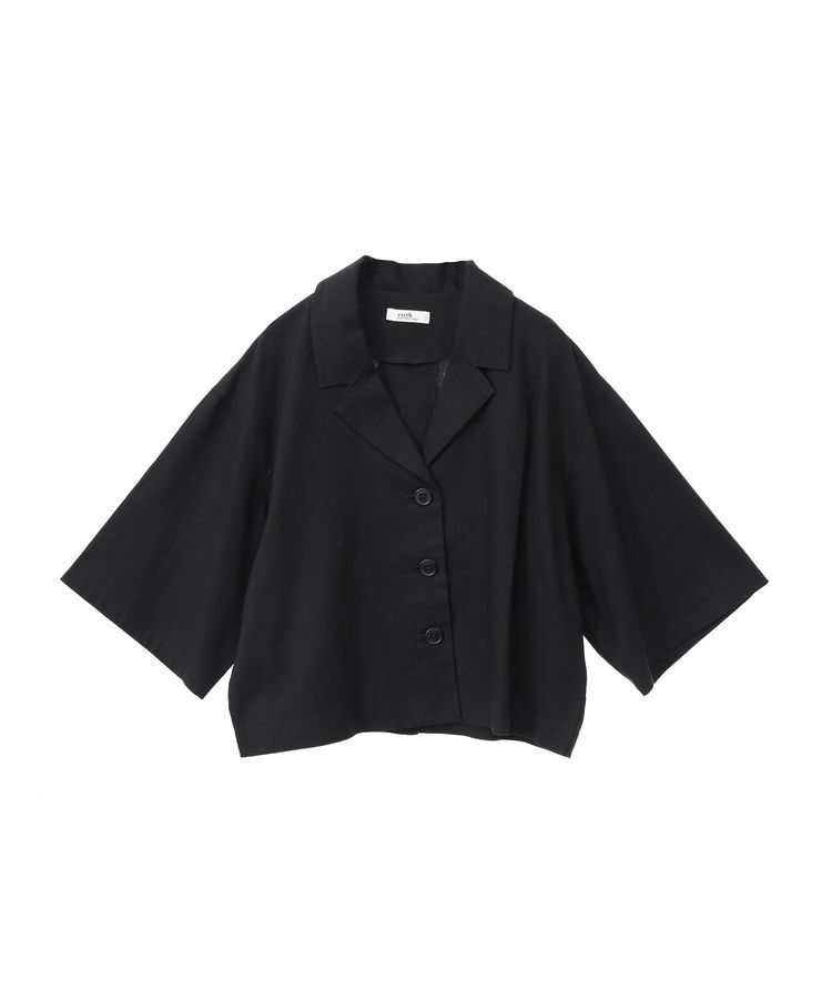 earth music&ecology「リラックスシャツジャケット / リネン混」|テーラードジャケット|