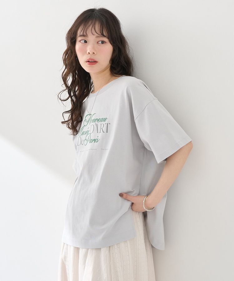 earth music&ecology「Le nouveauスリットT」|Tシャツ・カットソー|
