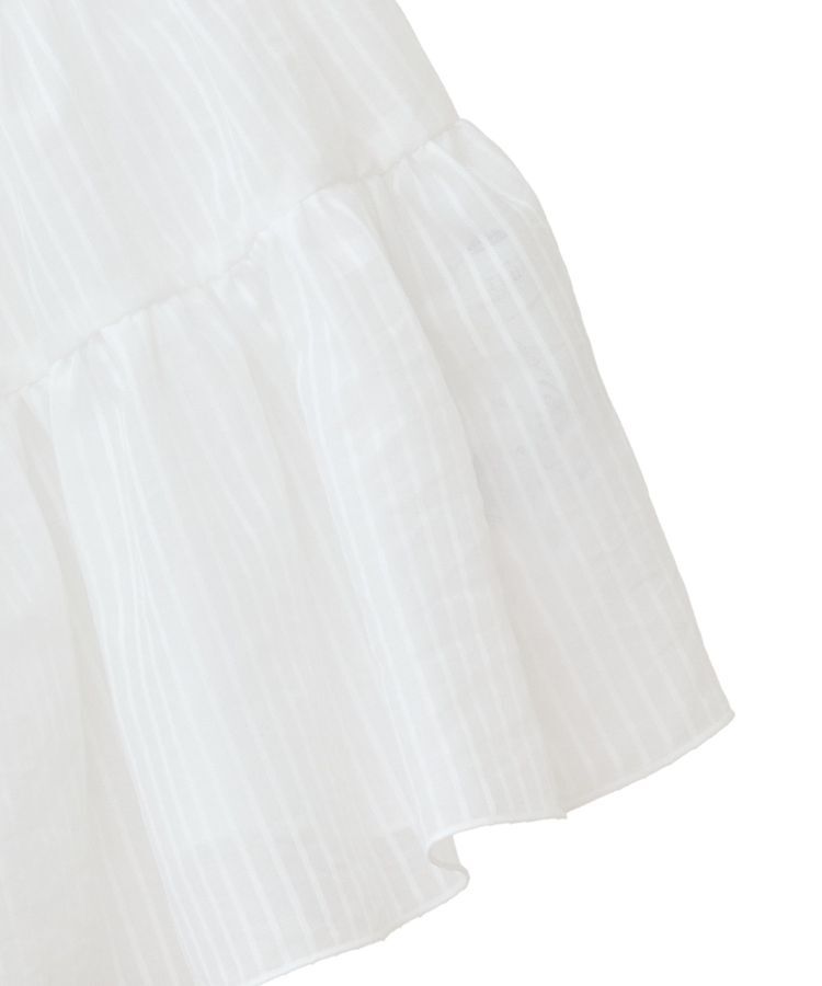 earth music&ecology「シアーストライプラップスカート」|スカート|