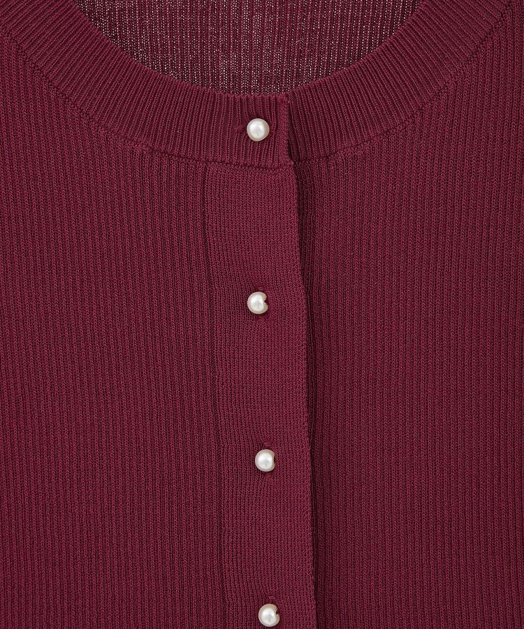 earth music&ecology「ペプラムニットカーディガン」|カーディガン|