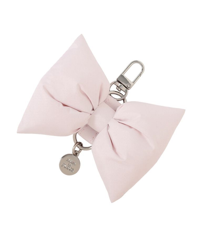 Maison de FLEUR「ボリュームリボンチャーム」|その他|ピンク
