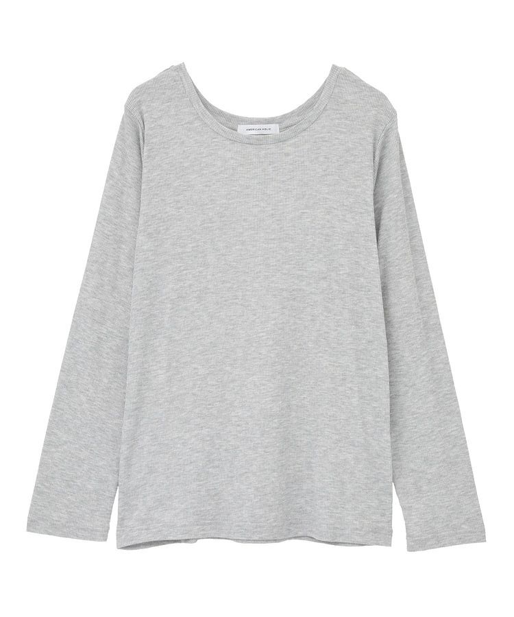 AMERICAN HOLIC「シアーリブプルオーバー」|Tシャツ・カットソー|
