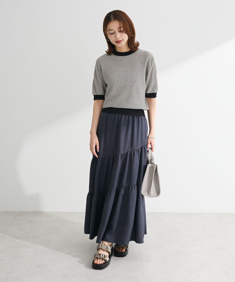 Green Parks「・swing by マルチカラージャカードニット」|Tシャツ・カットソー|