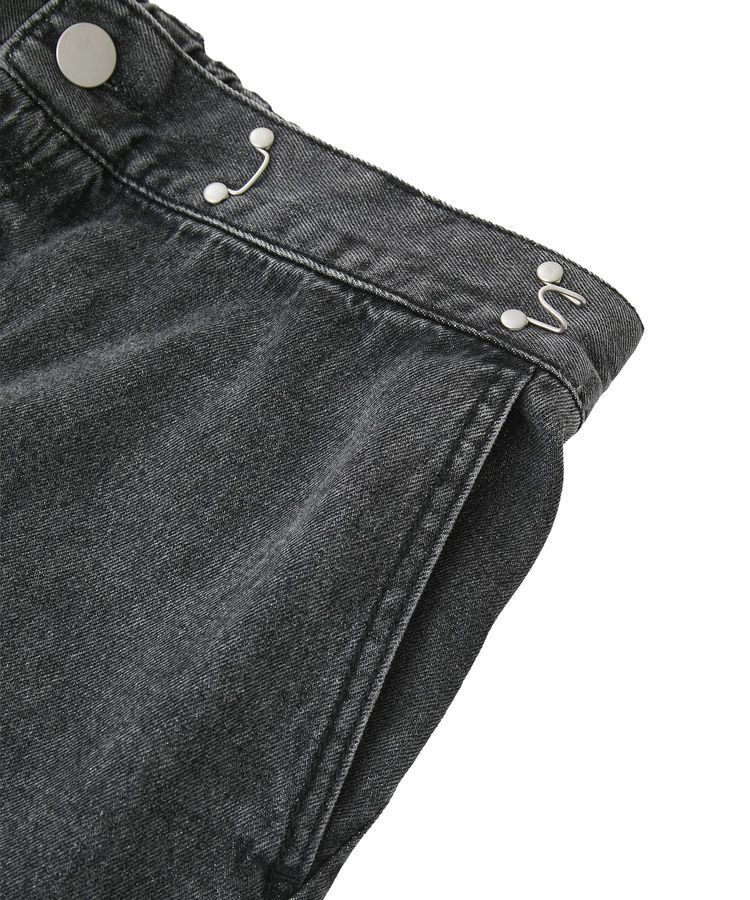 Green Parks「タックワイドデニムパンツ」|デニム|