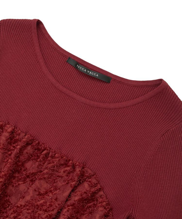 YECCA VECCA「バルーンヘムドッキングニット」|ニット・セーター|