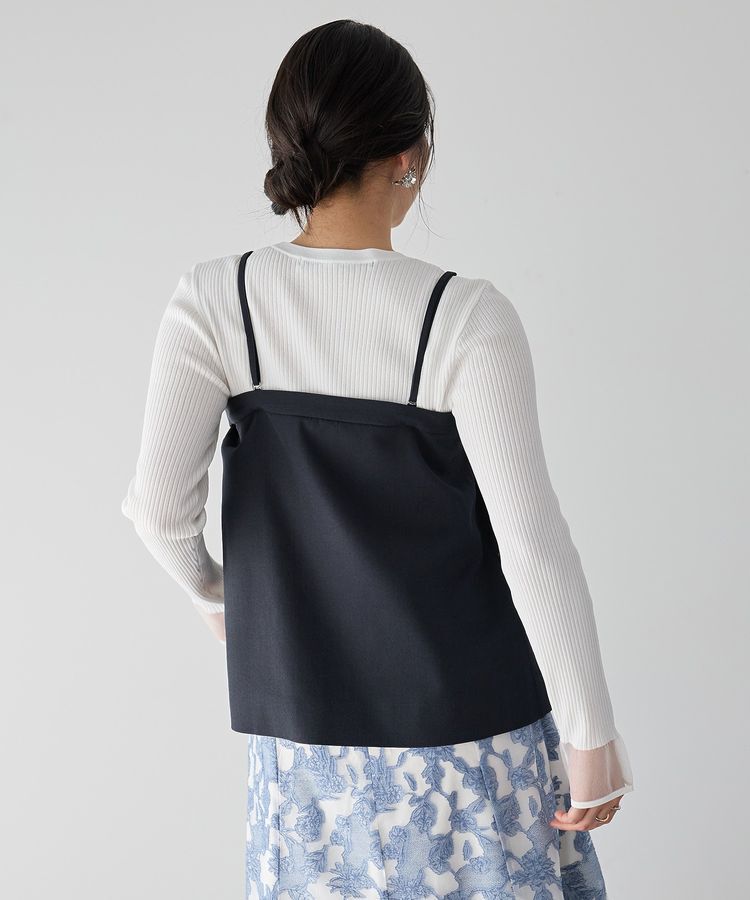 YECCA VECCA「2wayキャミソールビスチェ」|ベスト・ジレ|