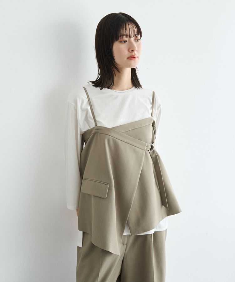 YECCA VECCA「2wayキャミソールビスチェ」|ベスト・ジレ|