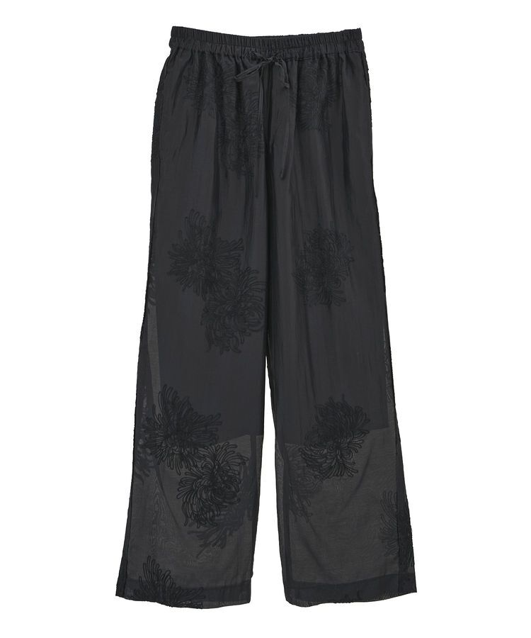 GARAGE OF GOOD CLOTHING「シアー刺繍ドロストストレートパンツ」|その他|