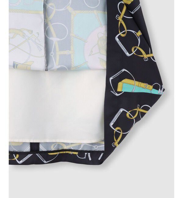 LOULOU WILLOUGHBY「【LOULOU WILLOUGHBY】RATTIジョッキープリントスカート」|フレア|