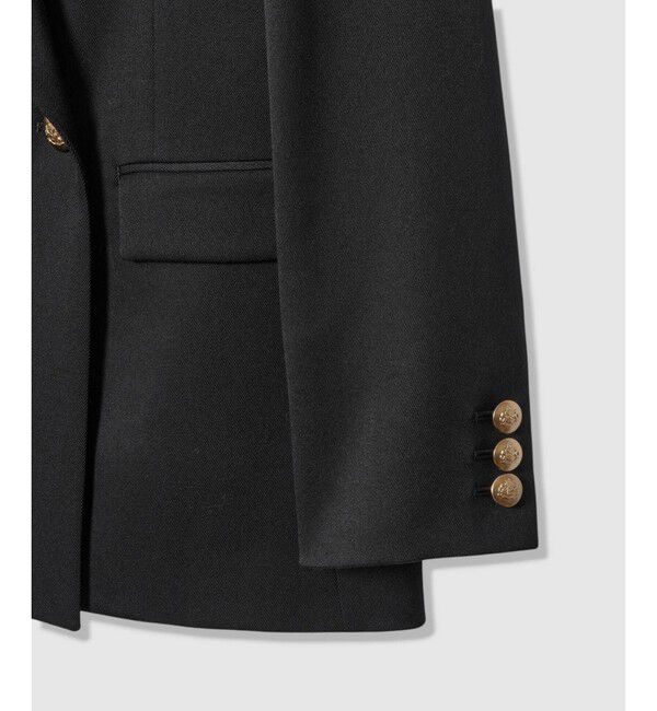 LOULOU WILLOUGHBY「【LOULOU WILLOUGHBY】ウール混チノダブルジャケット」|テーラードジャケット|