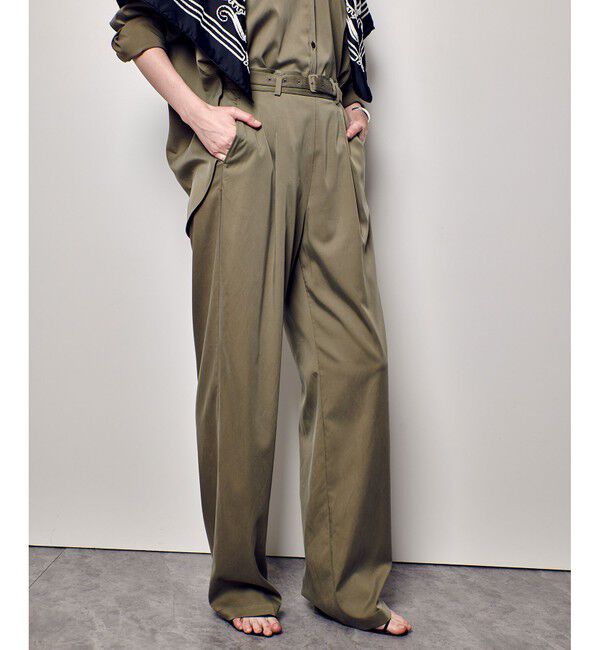 allureville「フィブリルタックパンツ」|チノ|