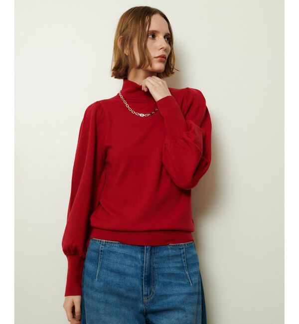 allureville「パフタートルプルオーバー」|ニット・セーター|