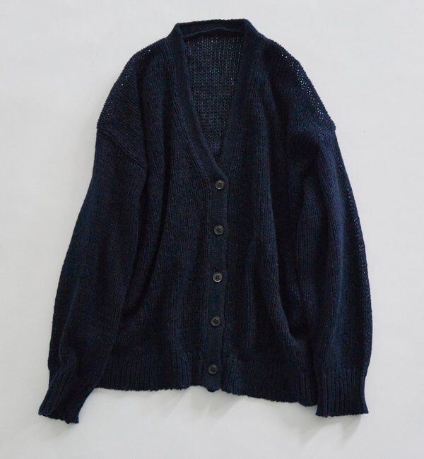  「3Gドロップ天竺ニットVネックカーディガン」|カーディガン|