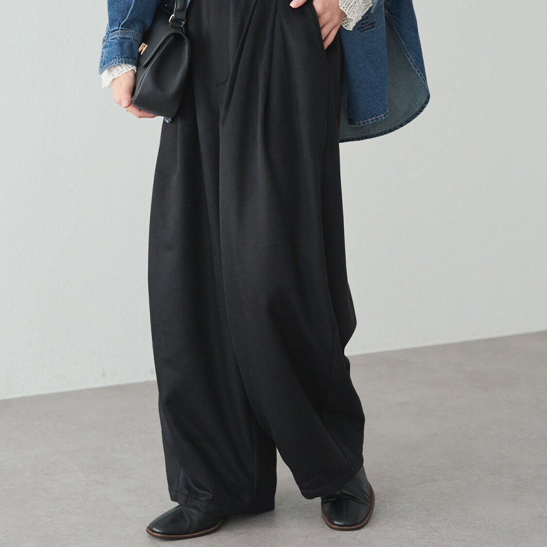  「ウール混バルーンスラックスパンツ」|その他|
