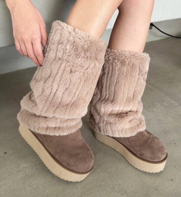  「2wayフェイクムートンブーツ」|その他|