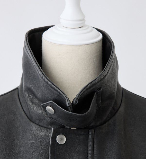  「WEB限定【ロングシーズン活躍！】オーバーサイズ合皮ブルゾン」|ダウンベスト・ベスト|