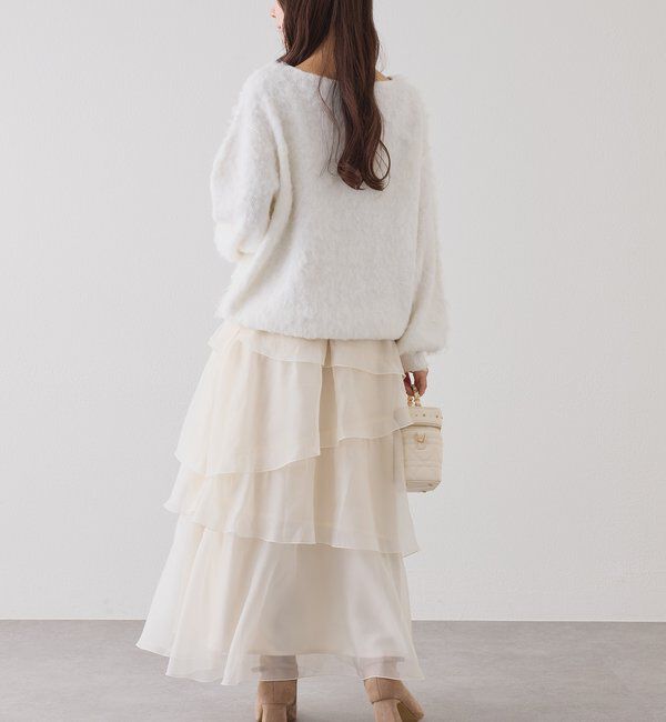  「ティアードロングスカート」|スカート|