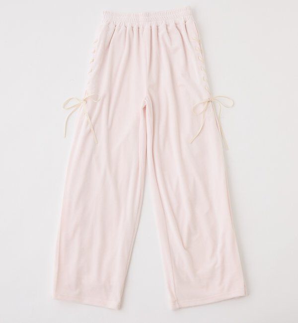  「【セットアップ可能】レースアップカットパンツ」|その他|