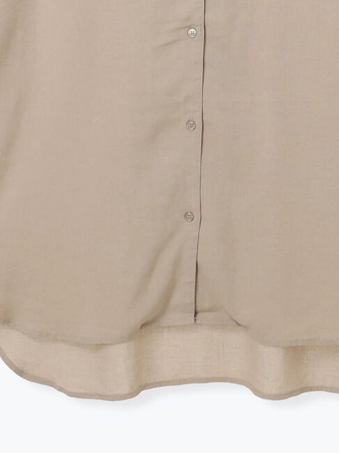 Lugnoncure「麻レーヨンシャツワンピース」|ワンピース|