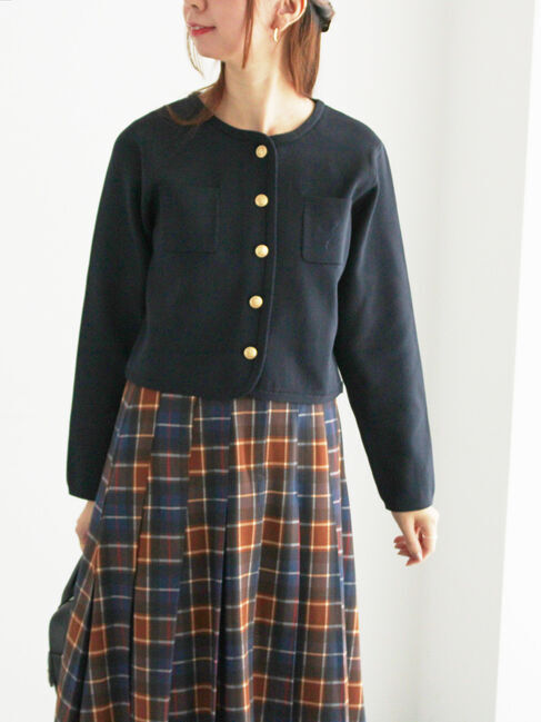 Te chichi「レタードポケットジャケットカーディガン」|カーディガン|