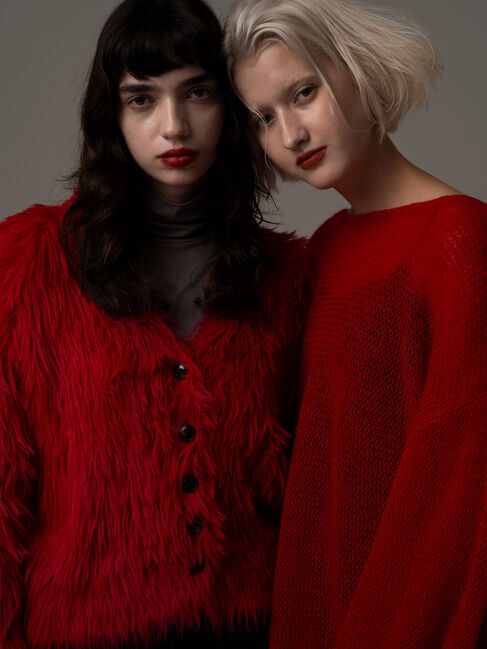 Te chichi「【R by Te chichi】シアールーズニット《2025winter catalog item》」|ニット・セーター|