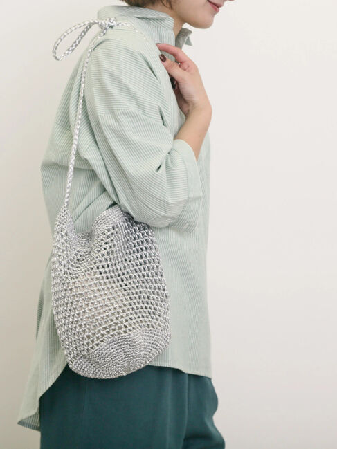 Samansa Mos2「メタリックショルダーバッグ」|その他|