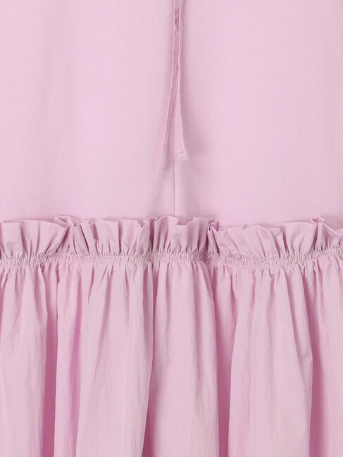 Samansa Mos2 blue「◎【接触冷感】ドッキングノースリーブプルオーバー」|Tシャツ・カットソー|