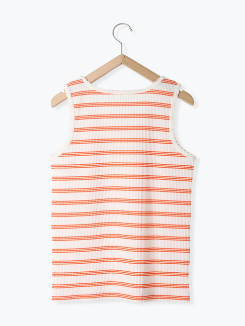 Samansa Mos2 blue「◎アソートリブタンク」|Tシャツ・カットソー|