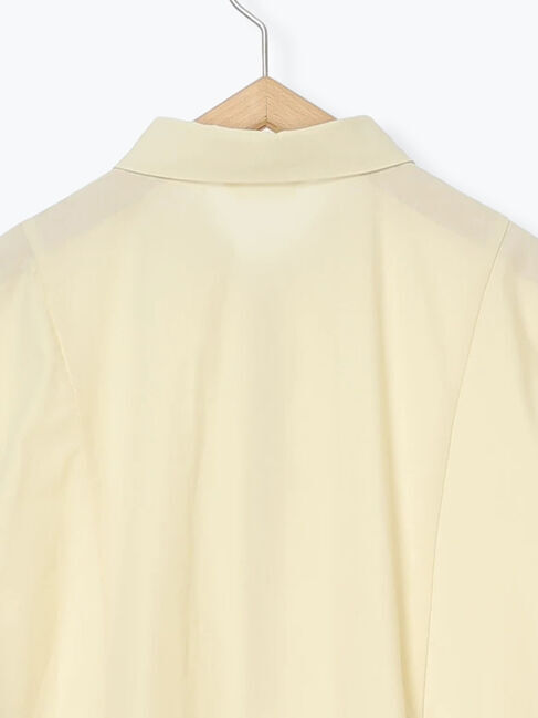 Samansa Mos2 blue「◎サイドギャザーシャツワンピース」|ワンピース|