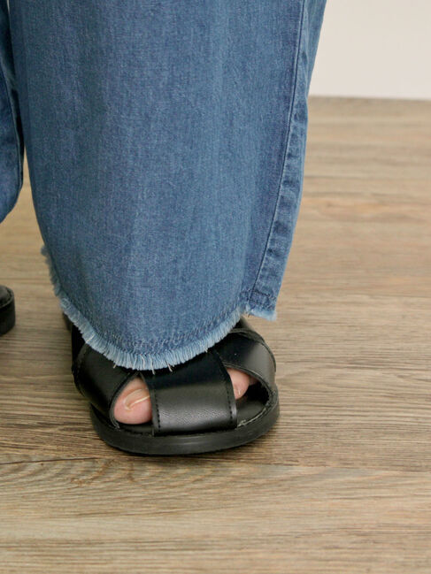 Samansa Mos2「【M/Lサイズ】インドデニムイージーパンツ」|その他|