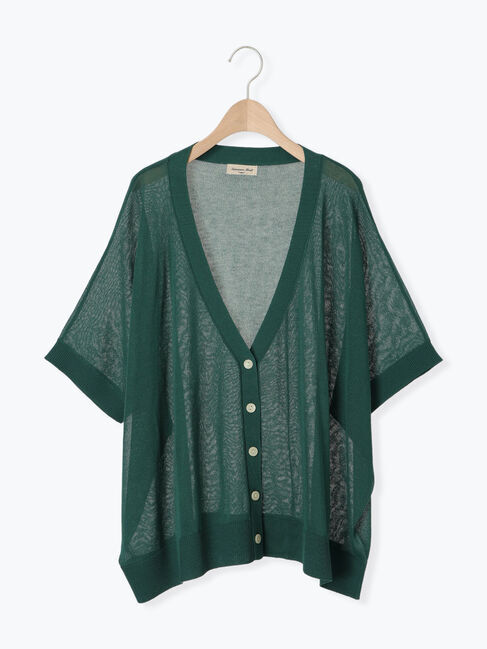 Samansa Mos2「【マシンウォッシャブル】ドルマンスリーブVネックカーディガン」|カーディガン|