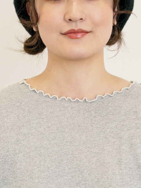 Samansa Mos2「[CYCLO]配色メロークルーネックカットソー」|Tシャツ・カットソー|