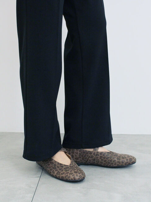 Samansa Mos2 blue「Vカットメリージェーン」|ビジネス・ドレスシューズ|