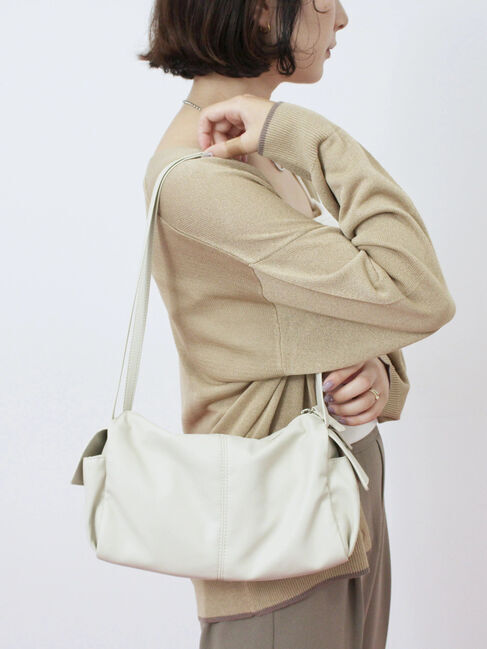 Samansa Mos2 blue「ダブルストラップミニバッグ」|その他|