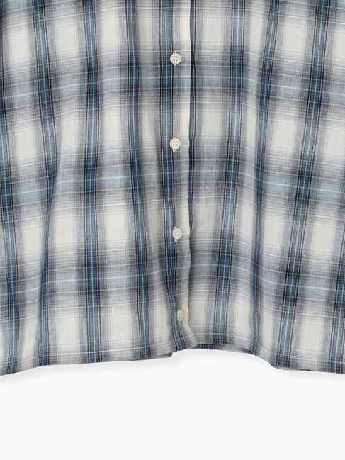 SM2「オンブレチェック裾ドロストシャツ」|シャツ・ブラウス|