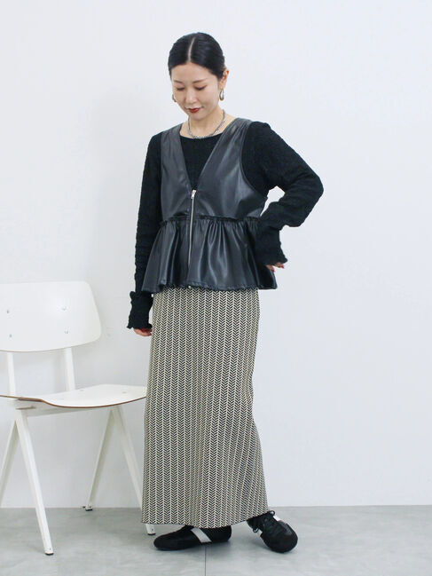 Samansa Mos2 blue「シアーレースロンT」|Tシャツ・カットソー|