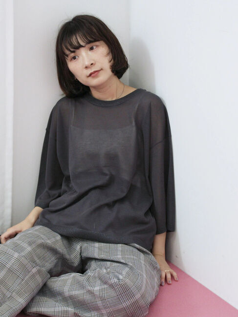 Samansa Mos2 blue「ダブルウエストアソートイージーパンツ」|その他|