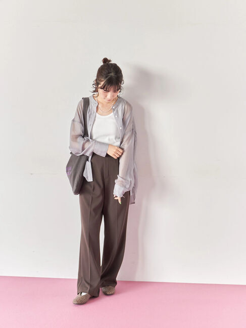 Samansa Mos2 blue「スライドチェーンネックレス」|その他|