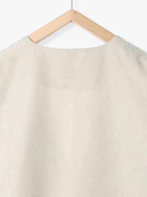 Samansa Mos2 blue「◎ノーカラージレ」|ダウンベスト・ベスト|