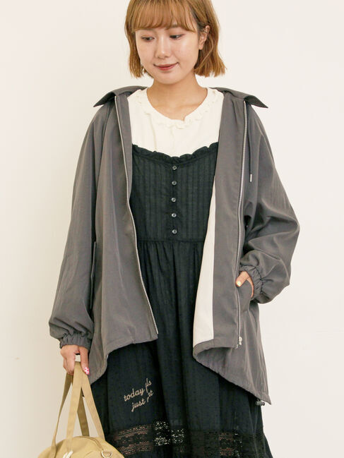 Samansa Mos2「襟付きマウンテンパーカー」|ブルゾン・スタジャン|